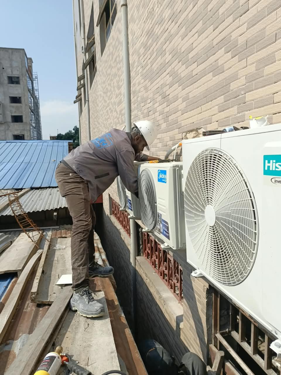 Installation de climatisation